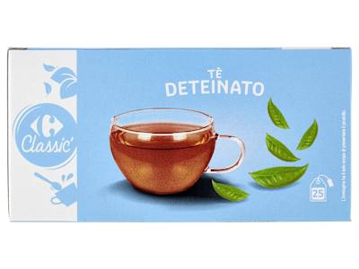 Carrefour Classic Tè Deteinato filtri 25 x 1,75 g
