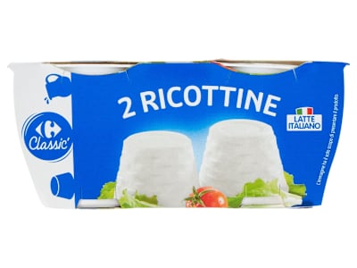 Carrefour Classic 2 Ricottine 2 x 100 g