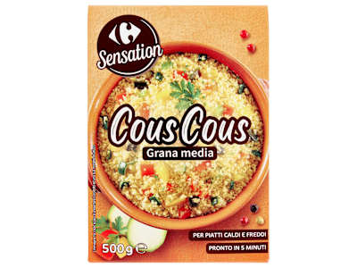 Carrefour Sensation Cous Cous Grana Media 500 g