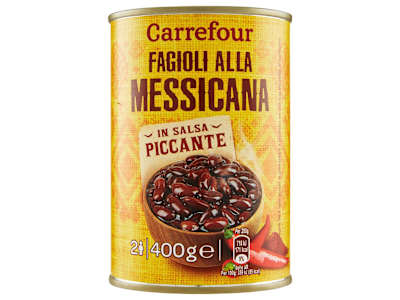 Carrefour Fagioli alla Messicana in Salsa Piccante 400 g