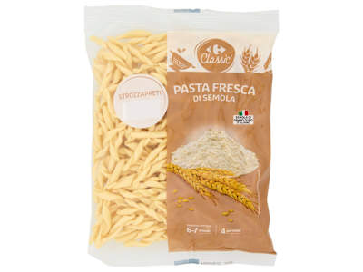 Carrefour Classic Pasta Fresca di Semola Strozzapreti 500 g