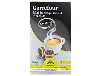 Carrefour Caffè espresso in capsule Cremoso 18 x 7 g