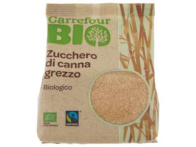 Carrefour Bio Zucchero di canna grezzo Biologico 500 g