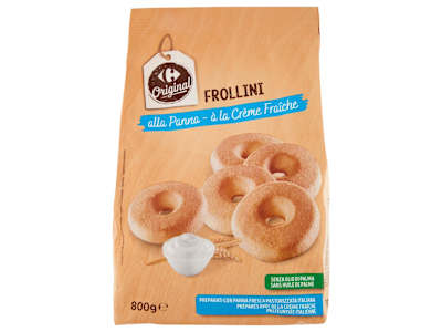 Carrefour Original Frollini alla Panna 800 g