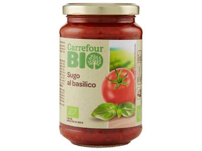 Carrefour Bio Sugo al basilico 350 g