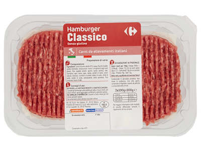 Carrefour Hamburger Classico 2 x 100 g