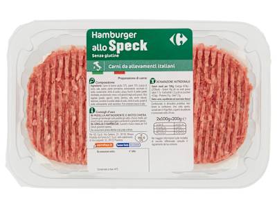 Carrefour Hamburger allo Speck 2 x 100 g