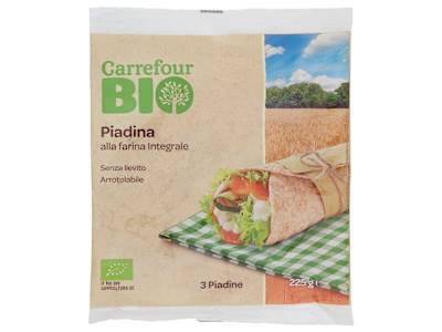 Carrefour Bio Piadina alla farina Integrale 3 x 75 g