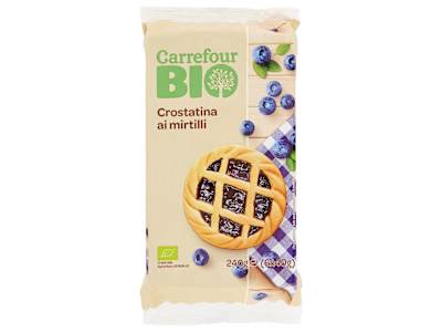 Carrefour Bio Crostatina ai mirtilli 6 x 40 g