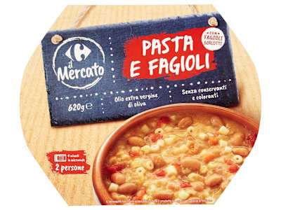 Carrefour il Mercato Pasta e Fagioli 620 g