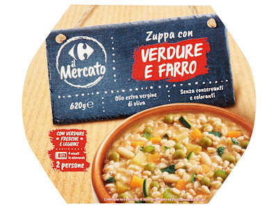 Carrefour il Mercato Zuppa con Verdure e Farro 620 g