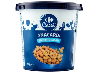 Carrefour Classic Anacardi Tostati e Salati 175 g