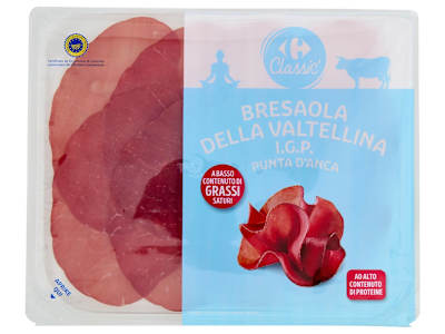 Carrefour Classic Bresaola della Valtellina I.G.P. Punta d'Anca 70 g