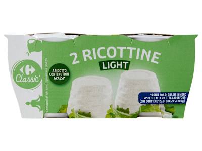 Carrefour Classic 2 Ricottine Light 2 x 100 g