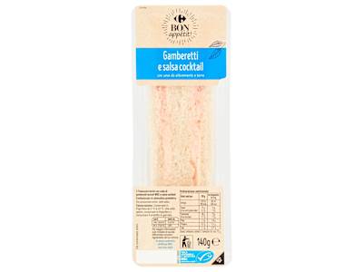 Carrefour Bon appétit! Gamberetti e salsa cocktail 2 x 70 g