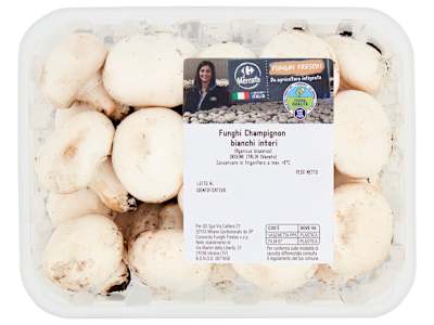 Carrefour il Mercato Funghi Champignon bianchi interi 0,500 kg