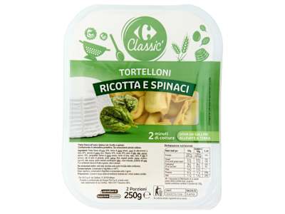 Carrefour Classic Tortelloni Ricotta e Spinaci 250 g