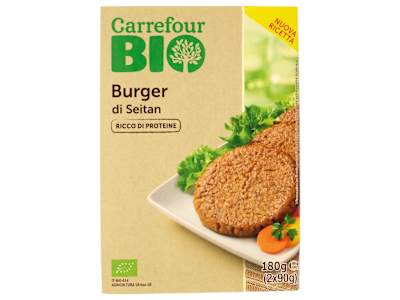 Carrefour Bio Burger di Seitan 2 x 90 g