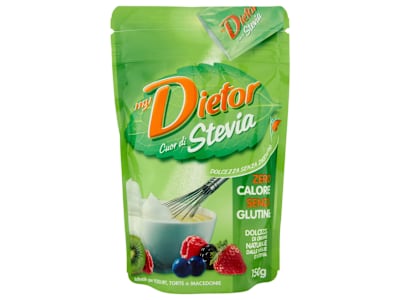 Dietor cuor di Stevia Zero Calorie 150 g