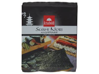 Arnaboldi Sushi Nori alla Giapponese alghe essiccate 8 fogli 21 g