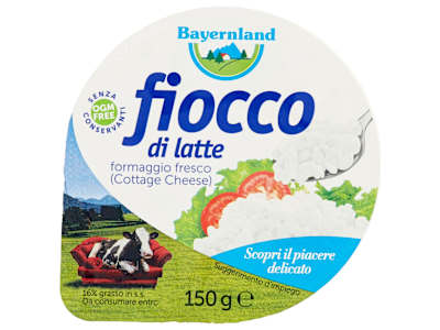Bayernland fiocco di latte formaggio fresco 150 g