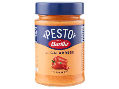 Barilla Pesto Calabrese Peperoni e Peperoncini  Condimento e Sugo per Pasta 190 g