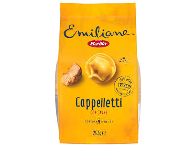 Barilla Emiliane Cappelletti Pasta all'Uovo ripiena con Carne 250 g