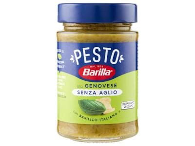 Barilla Pesto alla Genovese senza Aglio Condimento e Sugo per Pasta 190 g