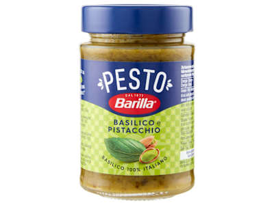 Barilla Pesto Basilico e Pistacchio Condimento e Sugo per Pasta 190 g