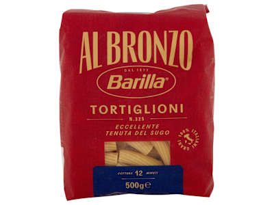 Barilla Al Bronzo Pasta Tortiglioni 500g
