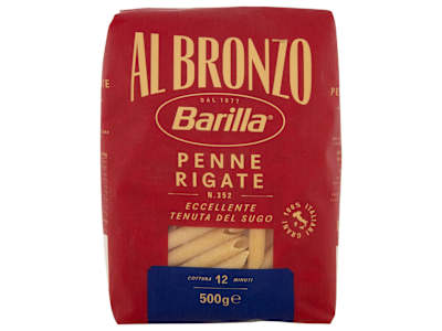 Barilla Al Bronzo Pasta Penne Rigate 500g