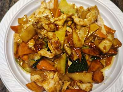 Pollo con Verdura