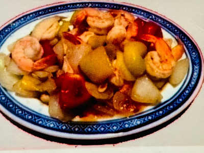 Gamberi in Salsa Piccante