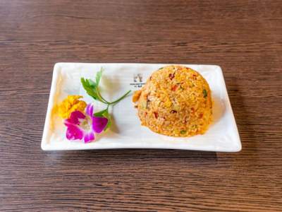 Riso con Pesce Misto Thai