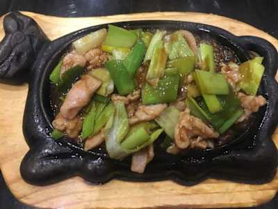 Maiale con Porri alla Piastra