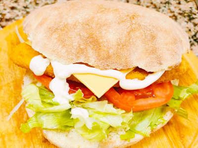 Puccia con la cotoletta