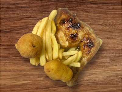Coscia di Pollo 🍗 + Contorno 🍟 + Supplì 🍘