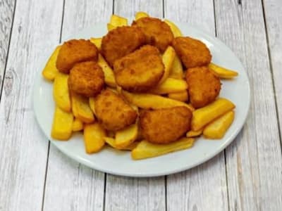 Nuggets di Pollo con Patatine