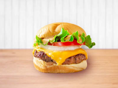 Cheese bacon burger