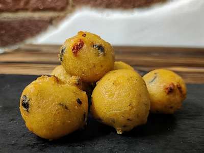 Frittelle gusto pizza con olive