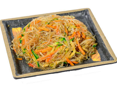 Spaghettini di Soia con Verdure