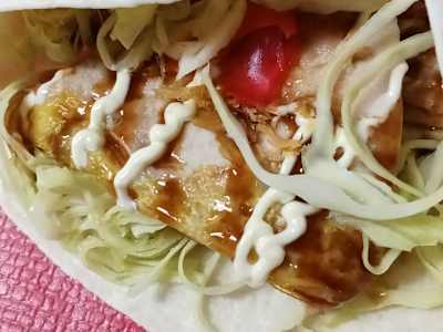 Burrito Okonomiyaki shiitake