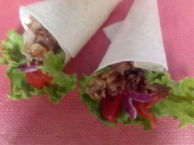 Mini Piadina Kebab Teriyaki