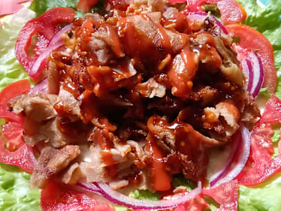 Piadina kebab teriyaki piccante  S