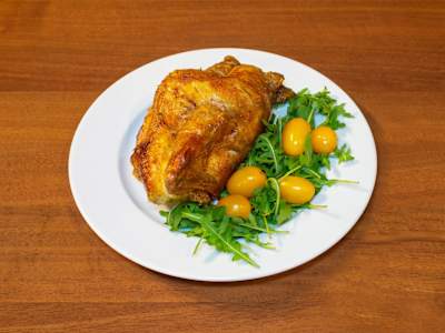 Mezzo Pollo Campese Biologico con Assaggini Misti