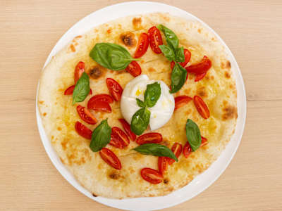 Focaccia con Burrata