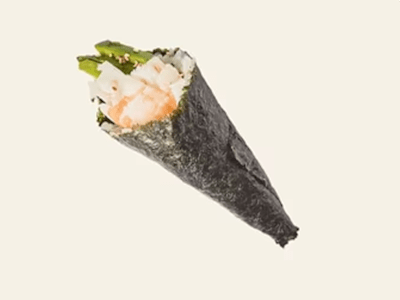 Temaki Tempura di Gamberi
