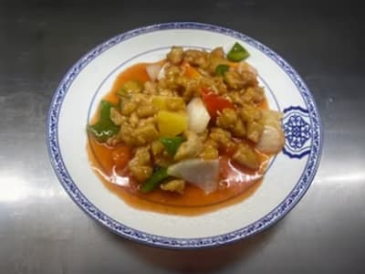 Pollo con Salsa Agrodolce