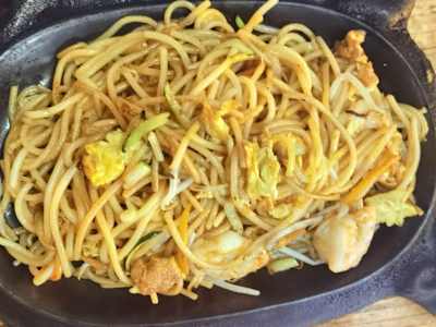 Spaghetti con Gamberi alla Piastra