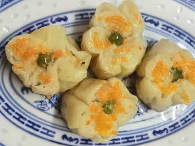 Ravioli di Gamberi al Vapore